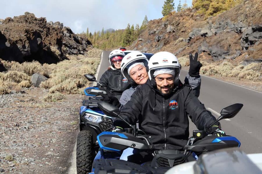 Puerto de la Cruz: Quad Sunset Volcano Teide National Park - El Portillo: the color and viewpoint that finishes the journey