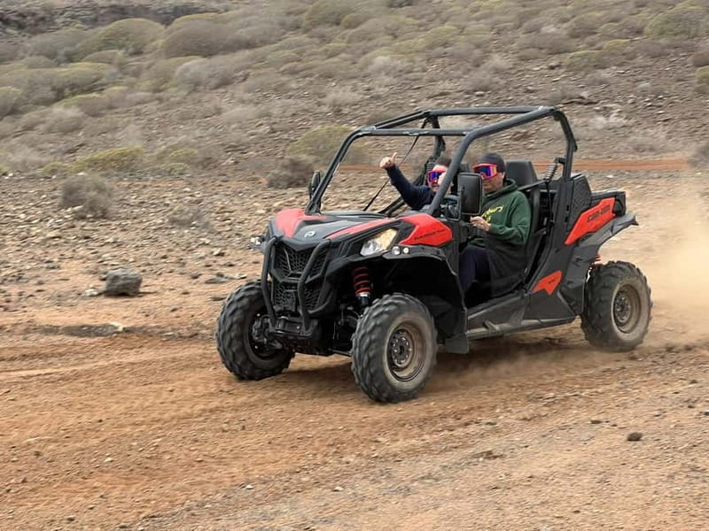Puerto Rico de Gran Canaria: Dirt Buggy Tour - Climbing toward viewpoint driving and hearing the island explained