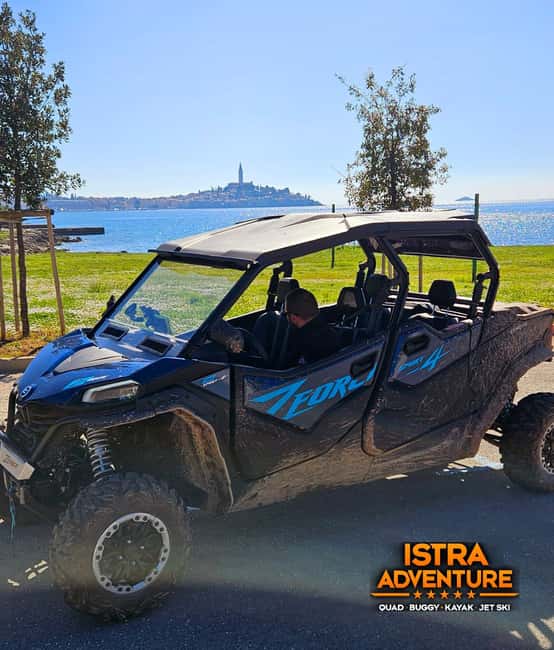 PULA AND ROVINJ: BUGGY FAMILY SAFARI 1, 2, 2.5 & 4 H - Barban near Pula at 4 hours: sea viewpoints, beach time, and swimwear planning