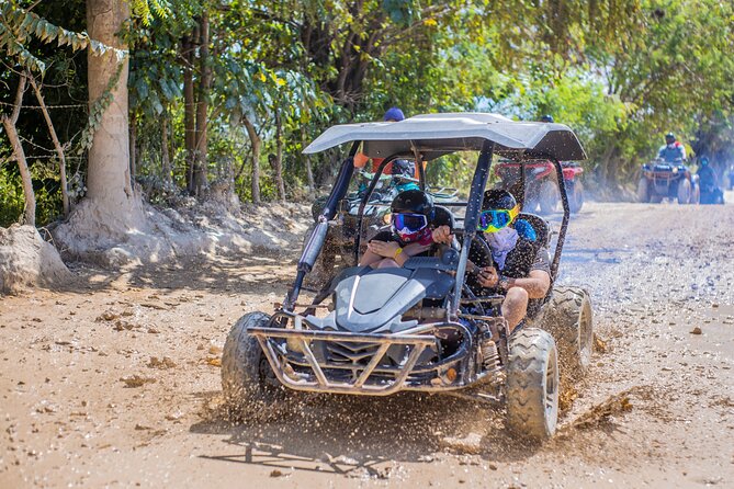 Punta Cana 4 Hours Buggy Tour Cave Macao Beach Free Pick Up - Cueva Taína cenote swim: stalactites, stairs, and real water time