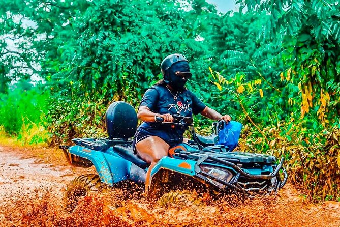 Punta Cana: Amazing ATV Adventure Private Road & Beach W/ PickUp - The ATV ride itself: dirt roads, mud, sugarcane, and coconut groves