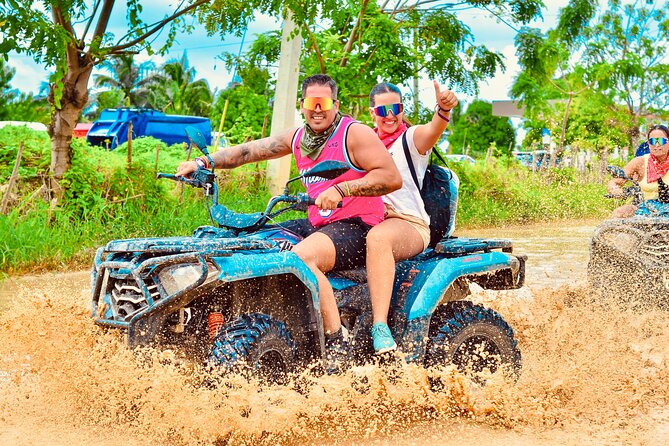 Punta Cana: Amazing ATV Adventure Private Road & Beach W/ PickUp - Macao Beach: 25 minutes to enjoy the sea (and handle the vendors)