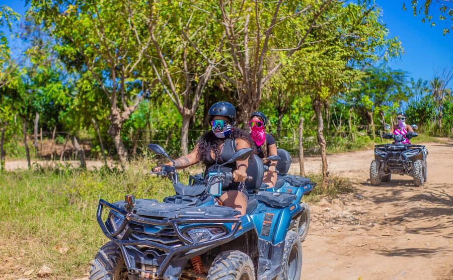 Punta Cana Buggy & ATV Tour: Cave, Macao Beach, Free Pick-Up - Macao Beach finale: virgin shoreline, waves, and a short but fun swim