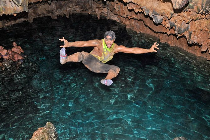 Punta Cana Buggy + Cave Dip, Beach Swim + Party Boat & Snorkel - The catamaran party boat: reef snorkeling plus the open-bar vibe
