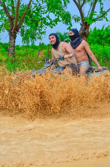 Punta Cana: Buggy or ATV Tour on the Beach and Cenote Visit - Macao Beach stop: swim, unwind, and handle the sales energy