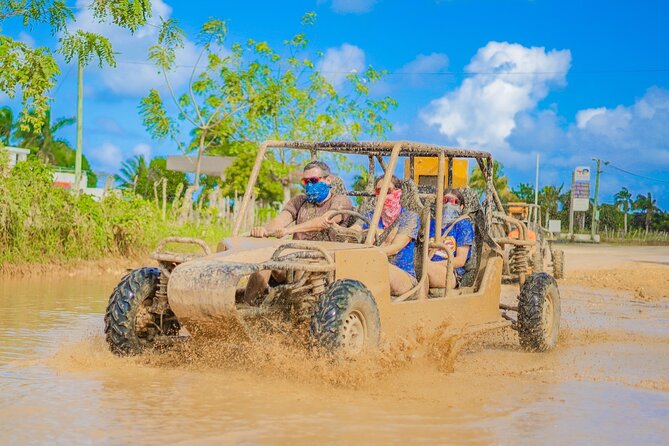 Punta Cana Buggy Riding Adventure Combo - Quick snapshot: buggy, beach, cave, and a coffee stop