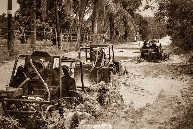 Punta Cana: Ultimate Dune Buggy Experience in Macao Beach Caves - Off-road around Cap Cana: dirt trails, puddles, and farm-and-village sights