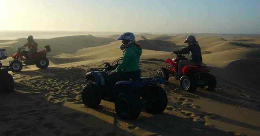 Pyramids of Giza: 1-Hour Quad Bike Desert Safari - How your tour starts: pickup, ID, and quick ATV training