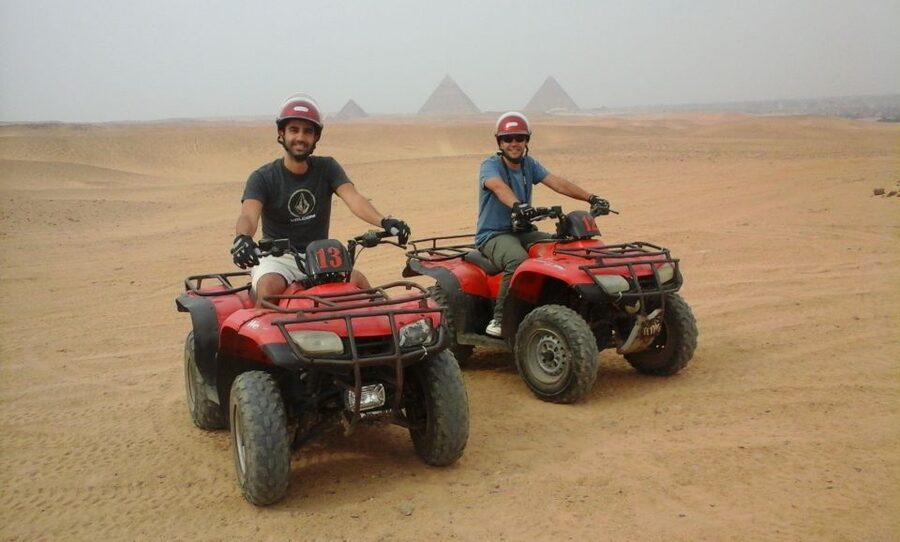 Pyramids of Giza: 1-Hour Quad Bike Desert Safari - Gear tips and comfort: how to avoid the small annoyances