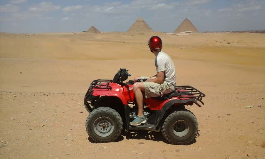 Pyramids of Giza: 1-Hour Quad Bike Desert Safari - Riding next to Giza: what you’ll see (and what you won’t)