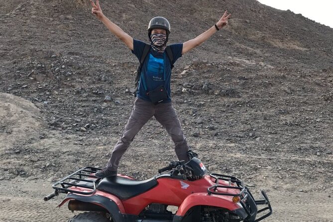 Pyramids of giza ,Sphinx,riding camel and driving a quad bick ATV. - Quad Bike/ATV in the Desert: Fun, Dusty, and Worth the Caution