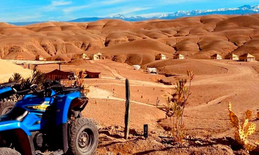 Quad bike and Lunch & Pool in Desert Marrakech Agafay - Agafay Desert Drive: The Part Before the Ride Matters