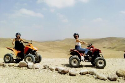 Quad Bike at Agafay-Extreme ATV adventure from Marrakech - Arriving at the ATV camp: instructions, staff, and a practice run