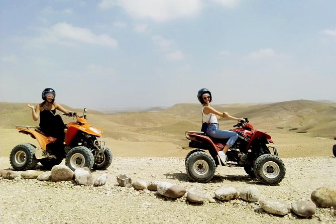 Quad Bike at Agafay-Extreme ATV adventure from Marrakech - Arriving at the ATV camp: instructions, staff, and a practice run