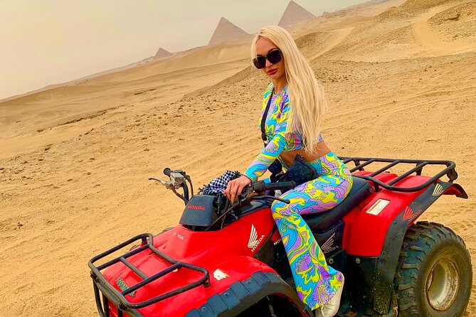 Quad Bike ATV Tours in Desert of Giza Pyramids with Egyptian Tea - ATVs, helmets, and the small extras that can cost more than you expect