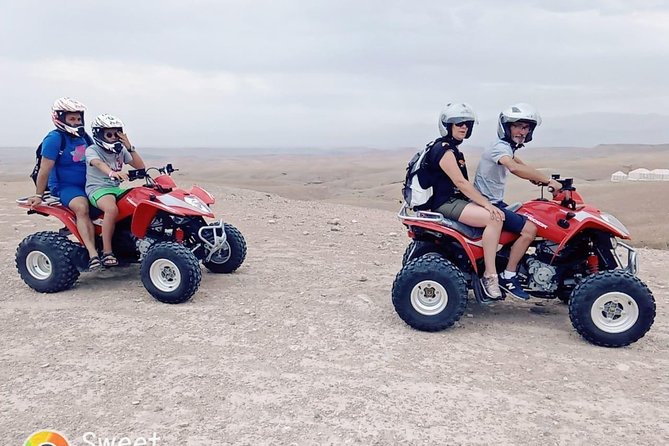 Quad bike & Camel ride Agafay & dinner at Chouf L’Or Restaurant - Why Agafay works: speed on rocky ground, calm on camelback