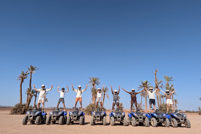 Quad Bike in Marrakech - Getting started at KFCAv. Mohammed V and how pickup works