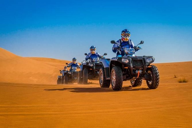 Quad Bike & Premium Desert Safari, with BBQ Dinner with 6 shows - Quick highlights
