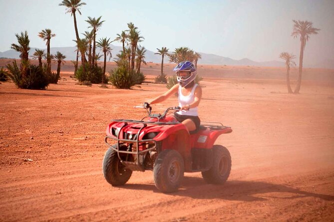 Quad bike ride palm grove Desert of Marrakech mountain bike - On the Quad: Timing, Terrain, and How the Ride Gets Paced