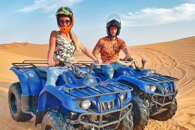QUAD BIKE self Drive with Desert safari Full Program - Quad Bike Self-Drive: What It Feels Like on Those Dunes