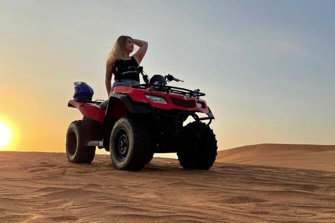 QUAD BIKE self Drive with Desert safari Full Program - Getting Picked Up and Meeting the Desert at Al Badayer