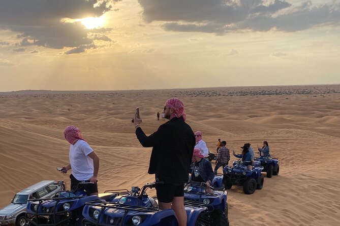 Quad Bike Tour 1 Hr 350 CC Yamaha Sandsurf & Refreshment - The Dubai Orientation Moment (and that free ticket note)
