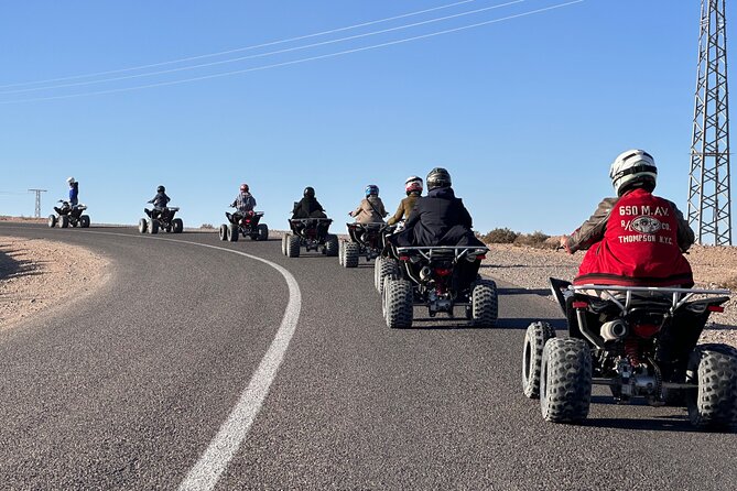 Quad bike tour in agafay desert - First tracks in Agafay: plateaus, reg terrain, and a Berber village stop