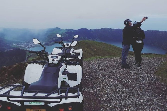 Quad Bike Tour - Sete Cidades from North Coast (Full Day) with lunch - Stop 3: Lagoa Verde / Lagoa das Sete Cidades—off-road riding around the lake