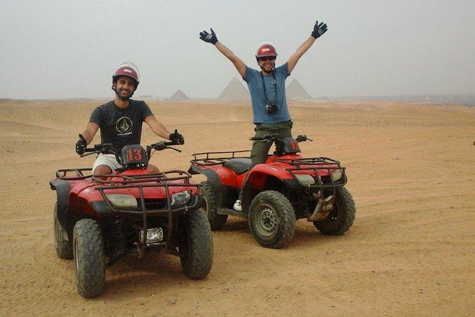 Quad Bike Trip At Desert of Giza Pyramids - Dust, heat, and what to pack for desert speed