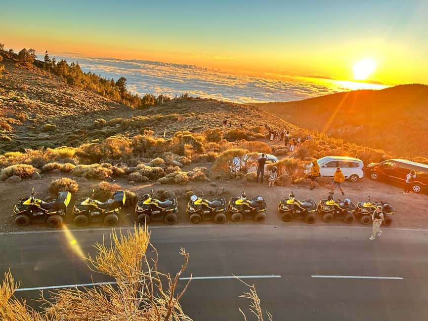 Quad biking at Mount Teide for the sunset - The 3-Hour Flow: From Meeting Point to Photo Stops