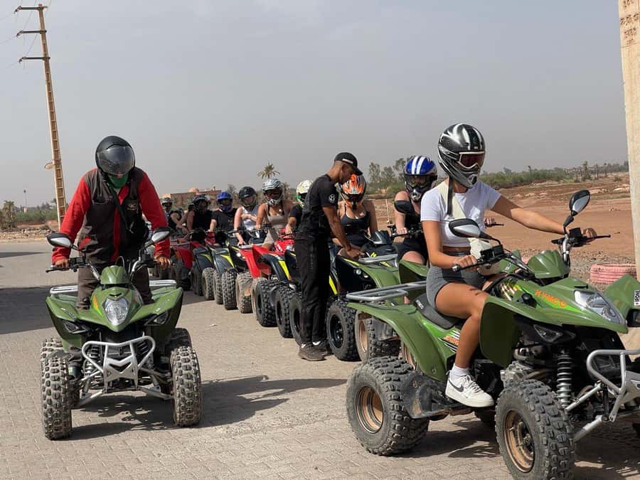 Quad biking in Marrakech's desert palm grove - Marrakech’s Palmeraie quad ride: speed with a desert twist
