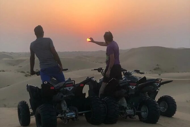 Quad biking with pick and drop - Price and logistics: $60 quad biking value, plus the VAT note