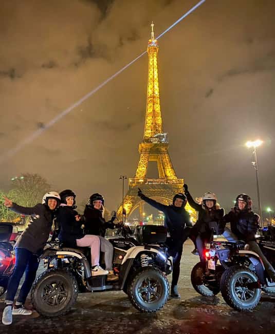 Quad City Tour Paris - Route Breakdown by Time: Eiffel, Louvre/Notre-Dame, and Montmartre
