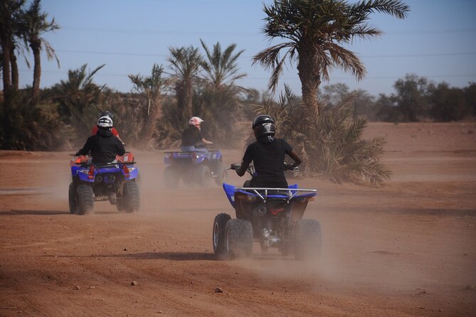 Quad Excursion in Marrakech with Pick-up from Hotel or Riad - Safety briefing and gear: helmets, goggles, and a controlled start