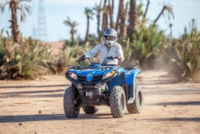 Quad ride on the hills of Hammamet - Getting picked up (and avoiding the day-before headaches)
