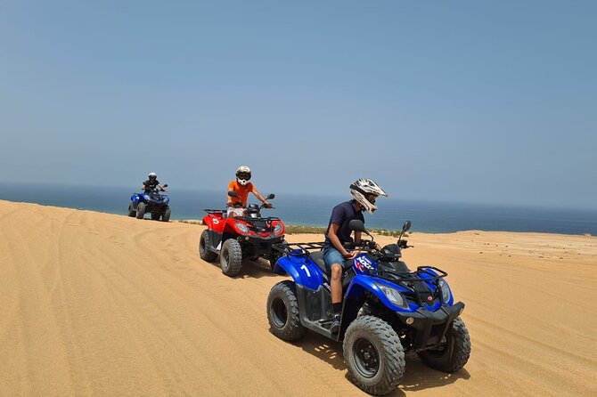 Quad to the Sand Dunes and Wild Beach - Gear Up First: Helmets, Glasses, and the Argan-Tree Trail Start