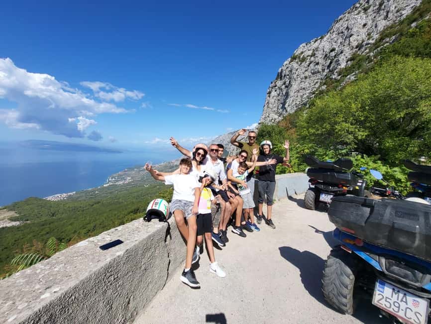 Quad tour to Biokovo Skywalk - Getting Ready to Drive: The B Category Detail