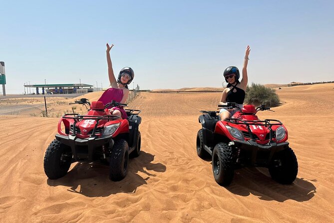 Red dunes Sunset Desert Safari With Quad Bike option & Camel Ride - Dune Bashing: The Adrenaline Part That’s the Point