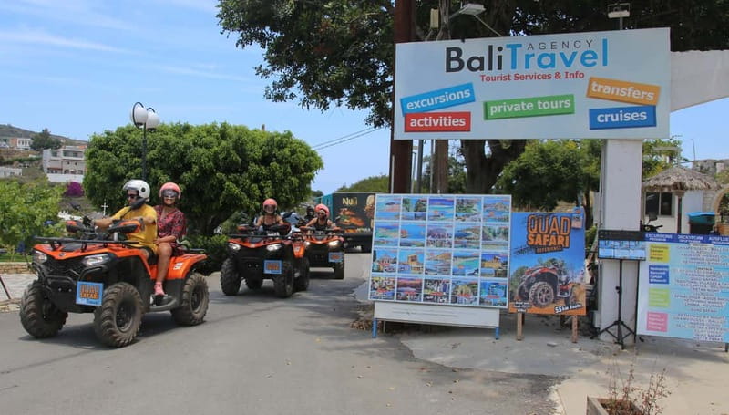 Rethymno Bali & Panormo:Quad Safari & visit Cave 57km 4hours - The 4-hour route: olive groves, country roads, and real off-road time
