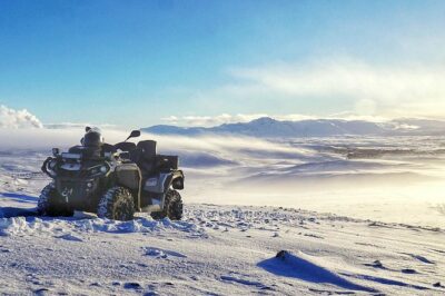 Reykjavik Peak with Safari Quads ATV - The route out of town: when civilization fades fast