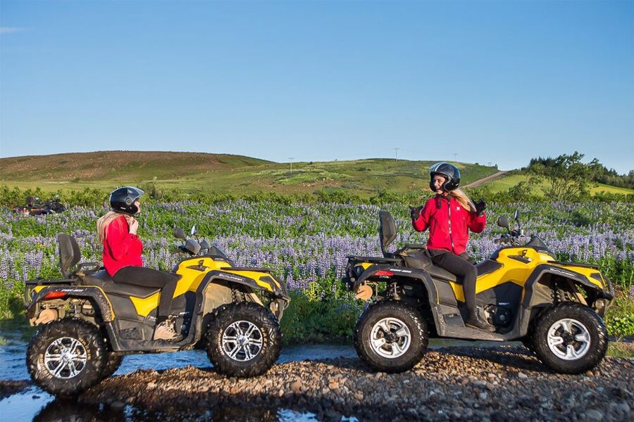 Reykjavik Quad Bike Twin Peaks Tour - Hengill geothermal mountain park views along the way