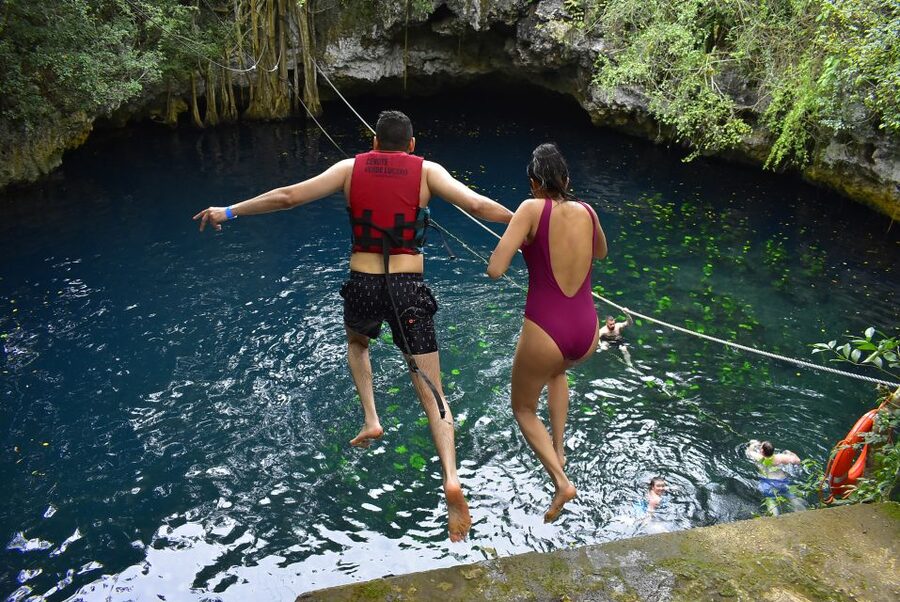 Riviera Maya: Horseback Ride, Zipline, and ATV Adventure - Cenote Verde Lucero swim: your payoff, not just a stop