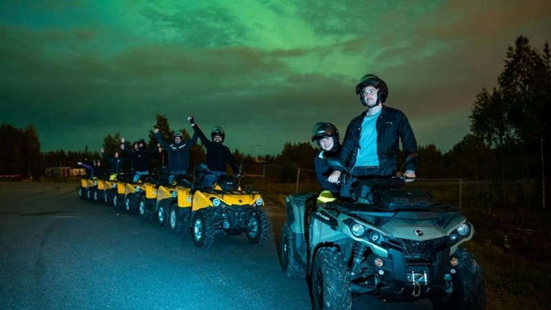 Rovaniemi: Northern Lights Quad Bike Tour - The 3-hour plan: pickup, gearing up, ATV time, and an aurora chase