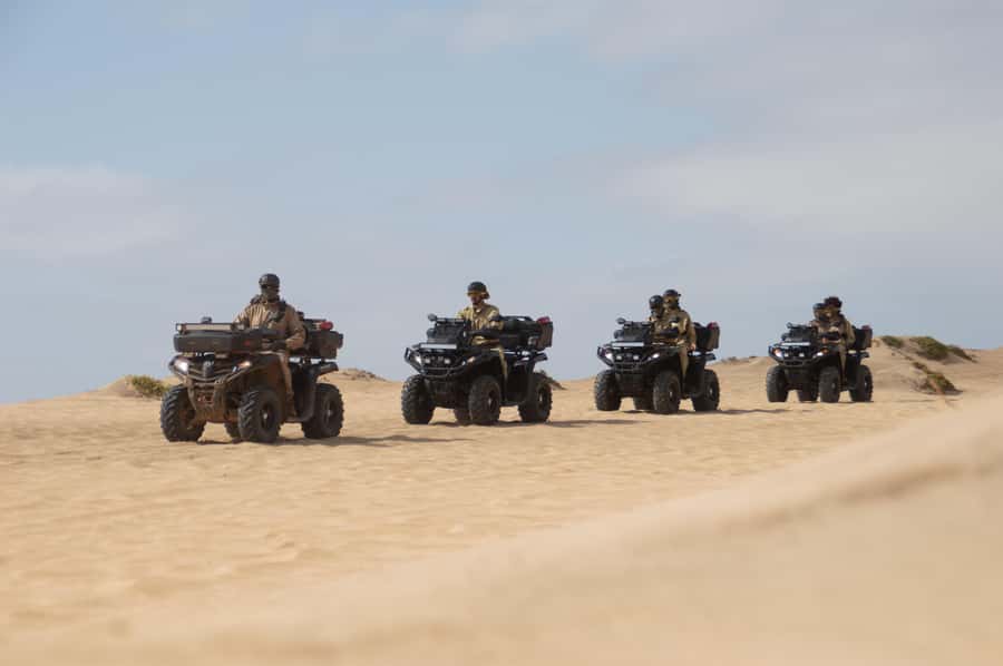 Sal Island: 2-Hour ATV Quad Desert Adventure - Palha Verde oasis: the calm moment between harsher terrain