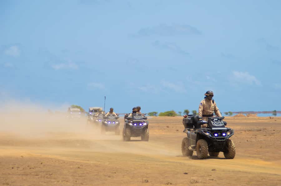 Sal Island: 4-Hour ATV Quad Island Tour - West Coast Start: Murdeira Bay, Lion Mountain, Fontona Oasis, and Palmeira