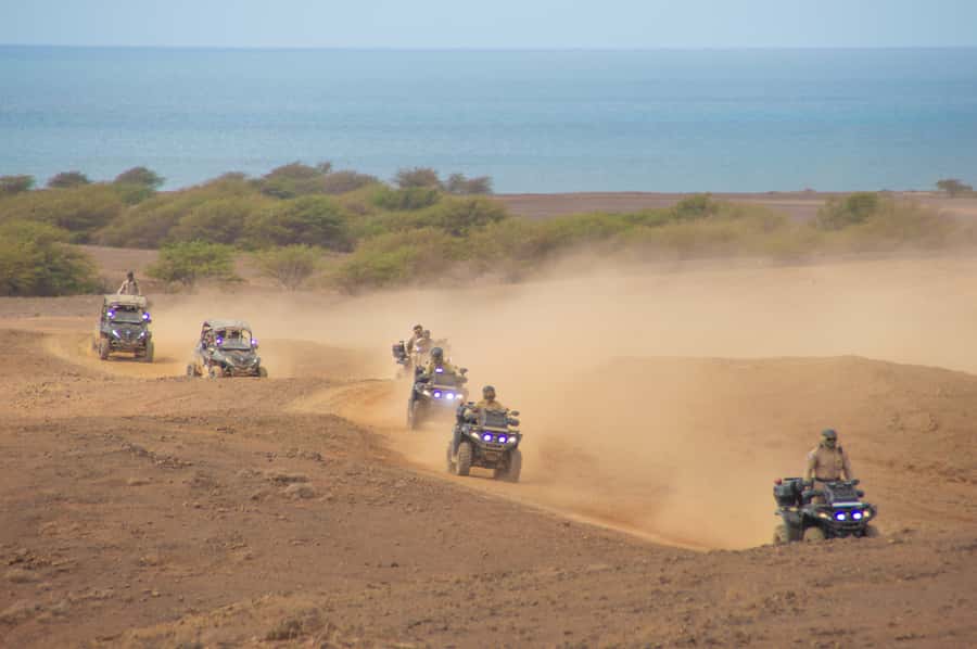 Sal Island: 4-Hour ATV Quad Island Tour - Shark Bay and Serra Negra: nature breaks between off-road tracks