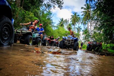 Samui Quad Motor ATV Tour - ATV prep: training, helmet use, and the drive test
