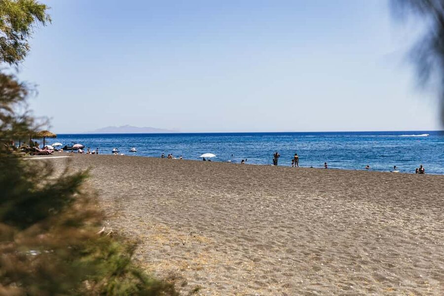 Santorini: ATV Quad Bike Tour with Lunch and Pickup - Black Sand Beach: the stop that feels different on wheels