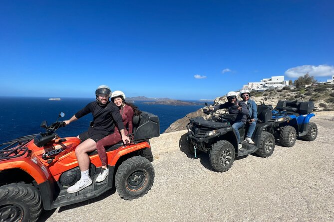 Santorini ATV-Quad Experience: Off-Road Adventure & Hotel Pickup - Choosing your ATV (single vs double) and sizing up the ride