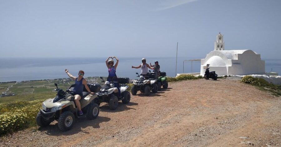 Santorini: ATV-Quad Experience Tour + Transportation - Caldera views and the volcano moment: why the timing matters